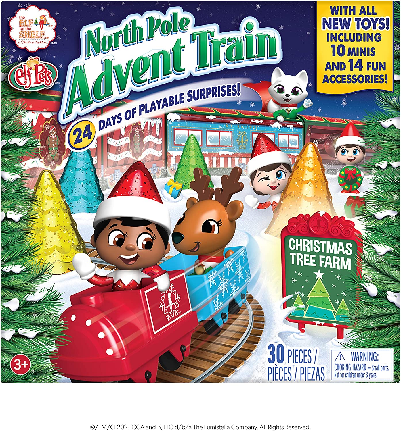 Elf on the Shelf North Pole Advent Train