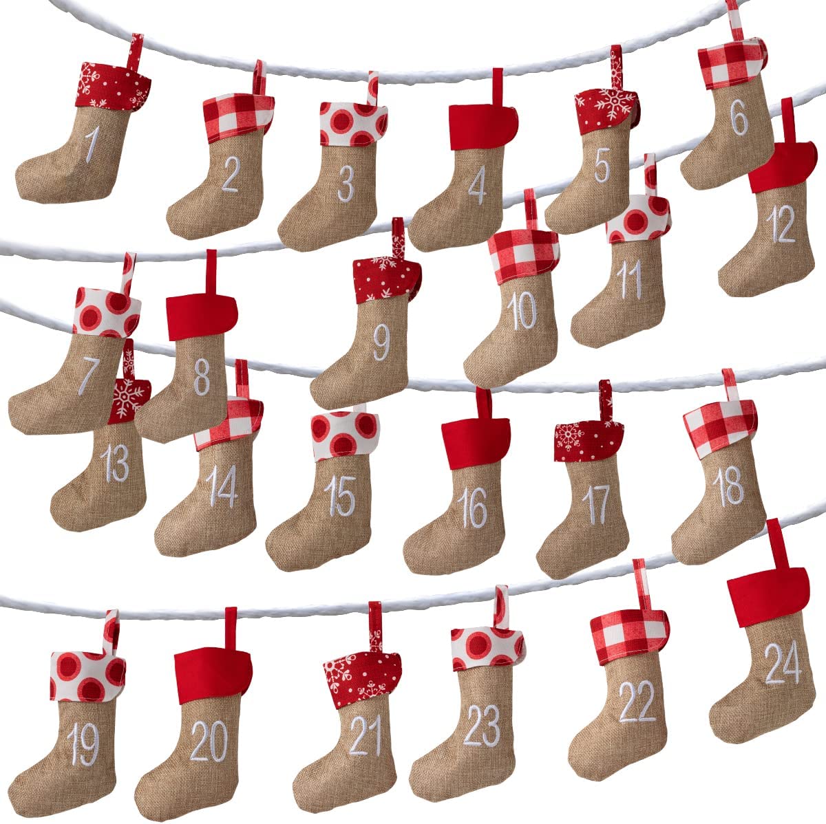 Hanging Stocking Advent Calendar