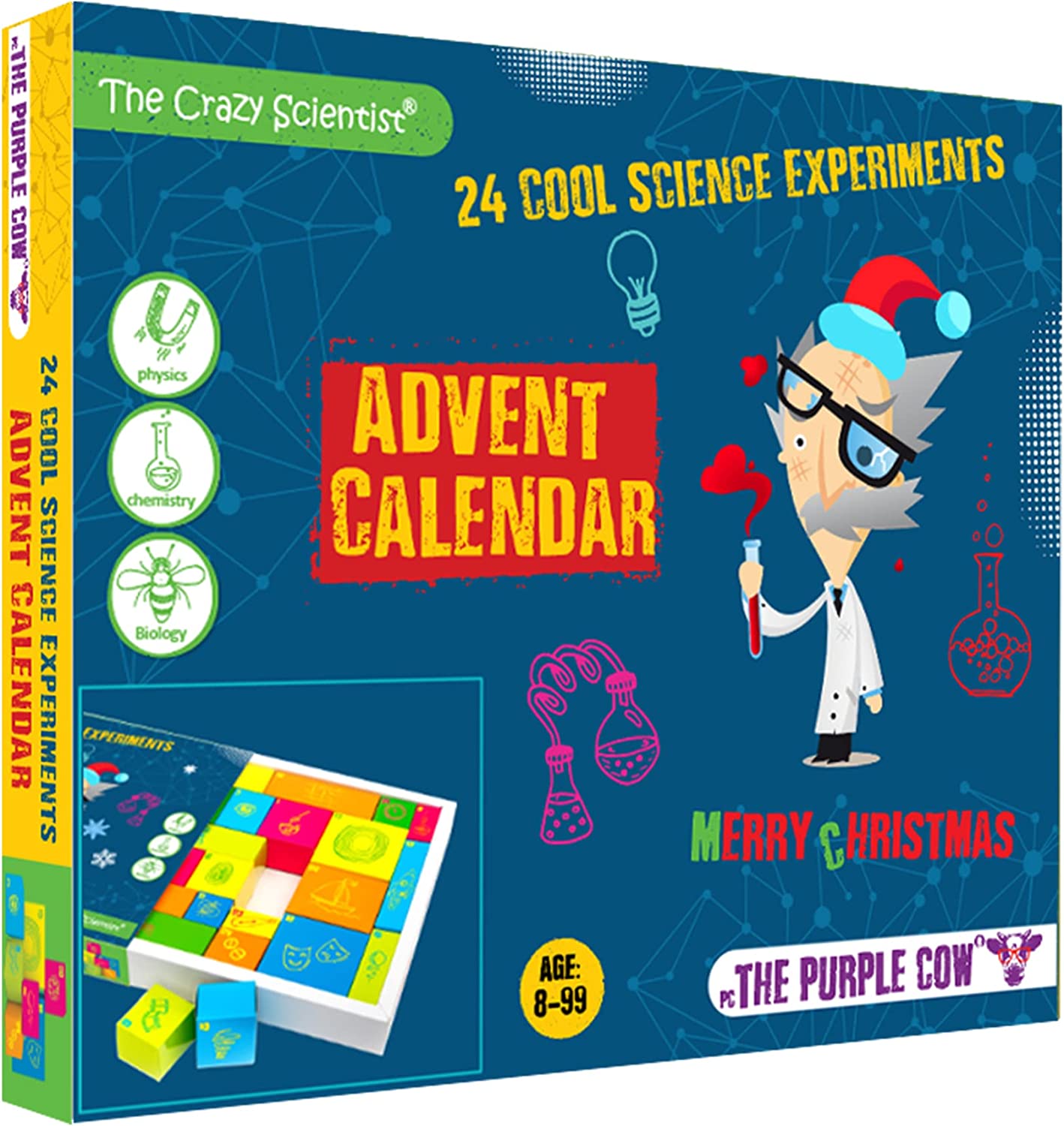 Purple Cow Crazy Scientist Advent Calendar